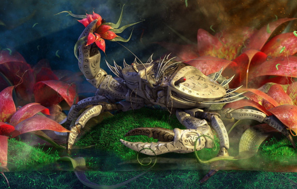 Металлический краб