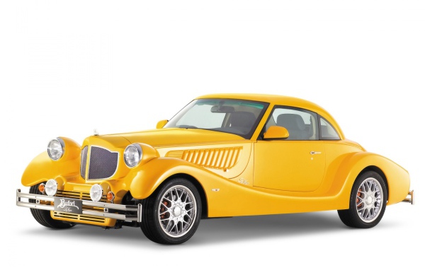 Желтый автомобиль Bufori