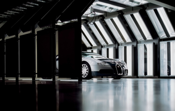 Bugatti в гараже