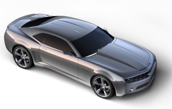 Серебряный Camaro