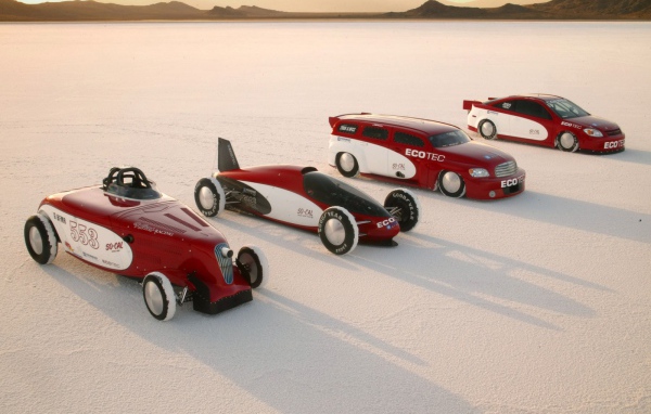 Chevrolet на солевом озере