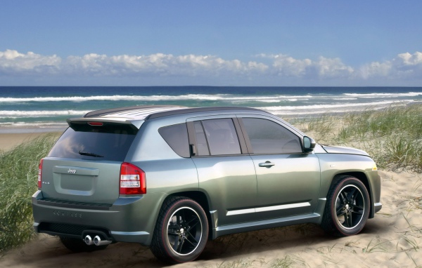 Jeep Compass у моря