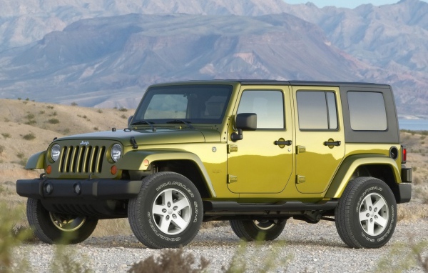 Полный привод Jeep Wrangler