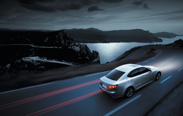 Lexus IS 250 ночная поездка