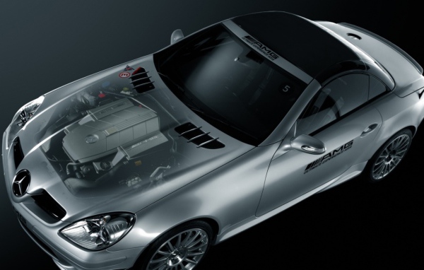 Прозрачный Mercedes