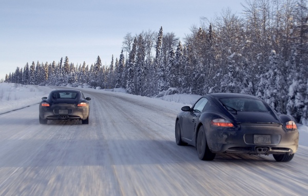 Porsche Cayman сноу райд