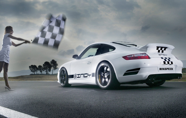 Porsche  выход на финиш