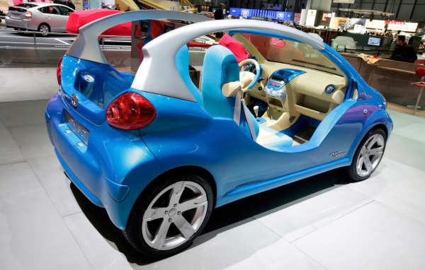 Синий мини кар