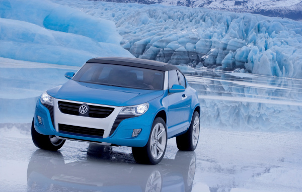 Volkswagen на льду