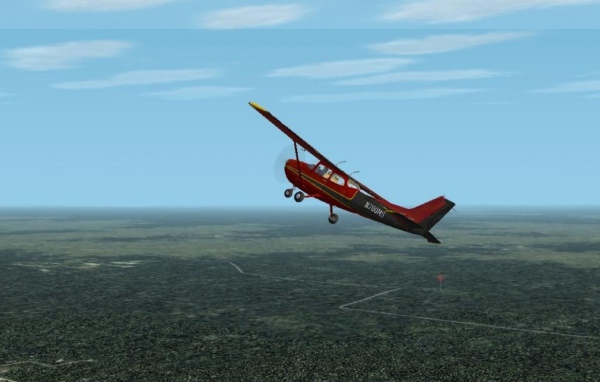 Самолет в небе