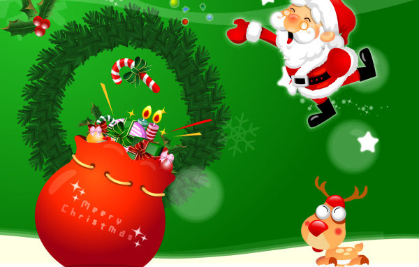 Мешок с подарками / Рождество