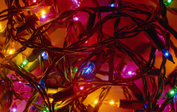 Цветная гирлянда / Рождество