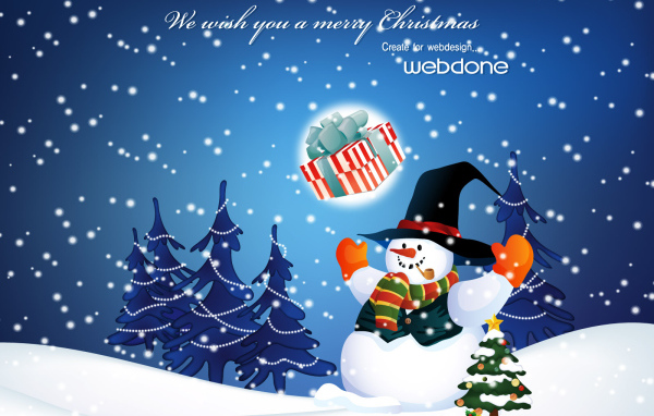 Снеговик / Рождество