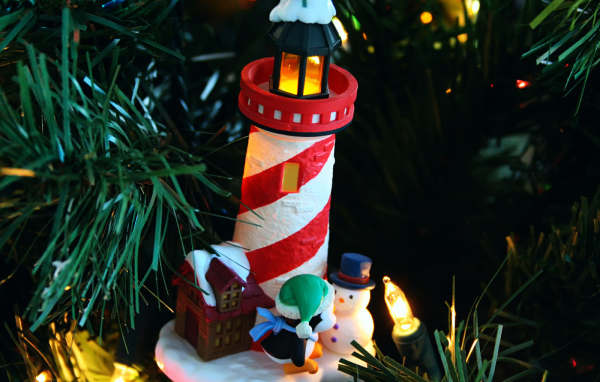 Toy lighthouse / Christmas