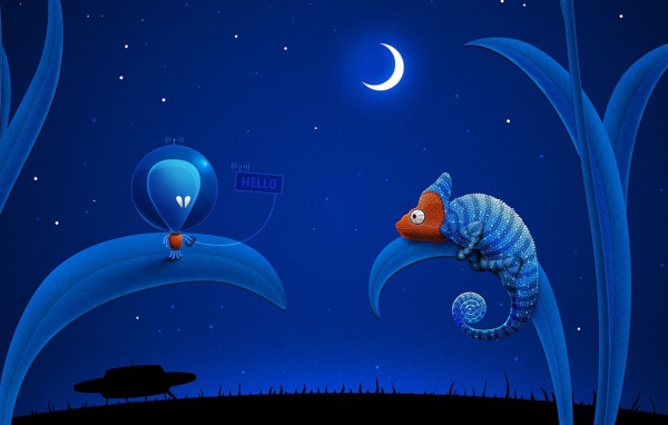 Инопланетянин и хамелеон