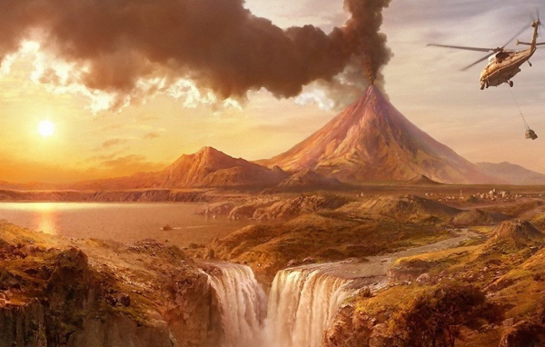 Извержение вулкана