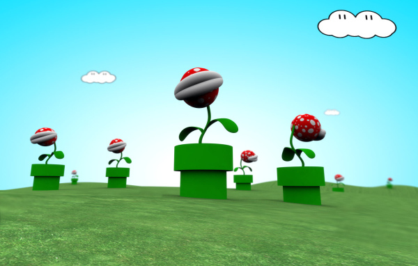 Цветы из игры Марио
