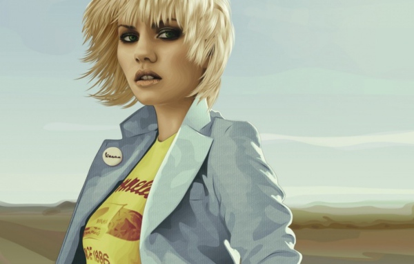 Девочка с открытки