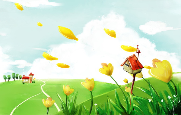 Лето в деревне