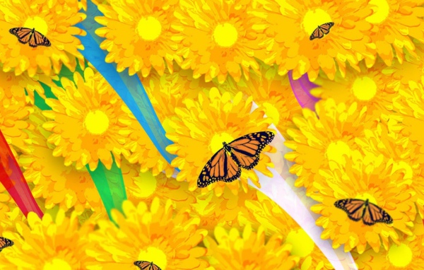 Желтые цветы