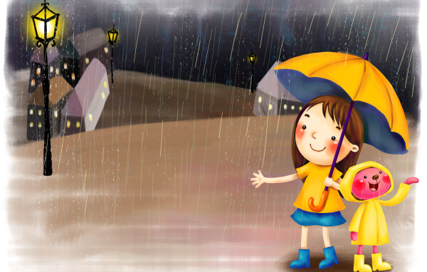 Прогулка под дождем