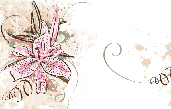 Алый цветок