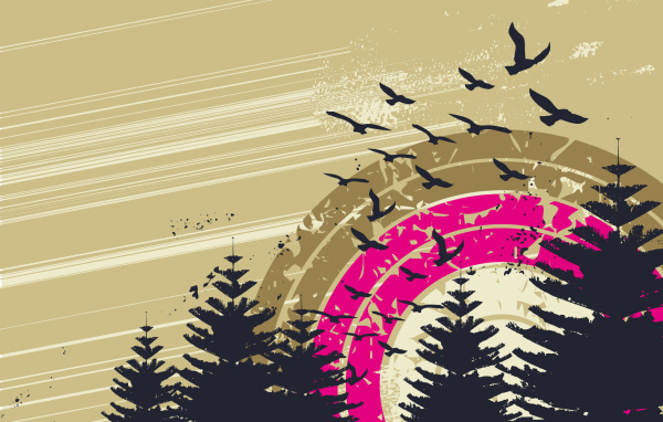 Векторные птицы