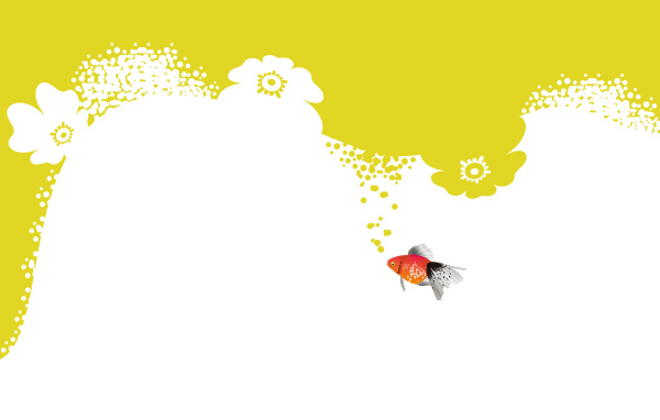 Векторная рыбка