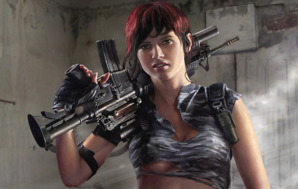 Красавица с автоматом