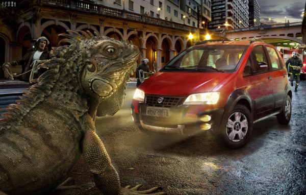 Ящерица мутант