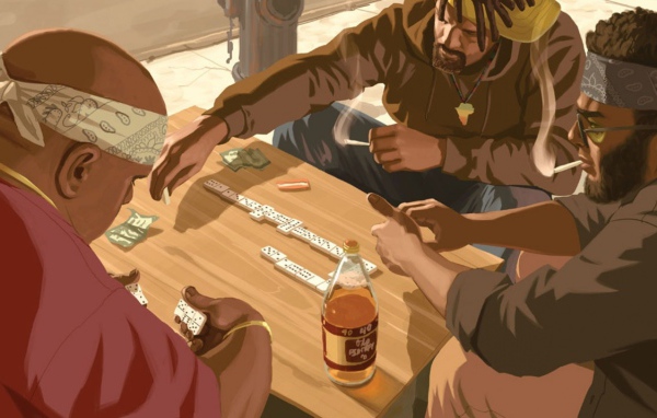 gta 4 игра в домино