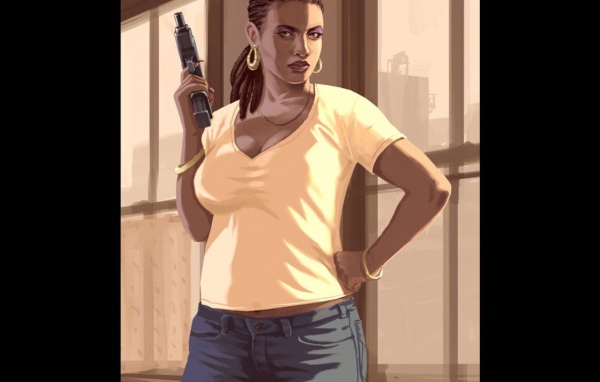 Телка из игры gta 4