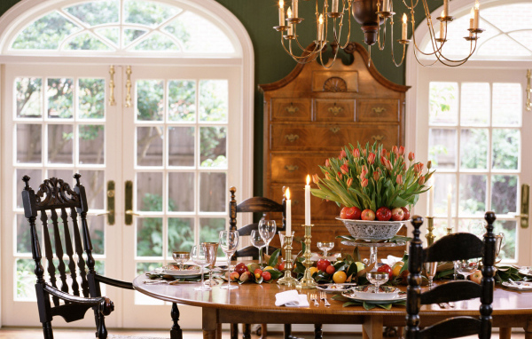 Столовая / Вид на сад