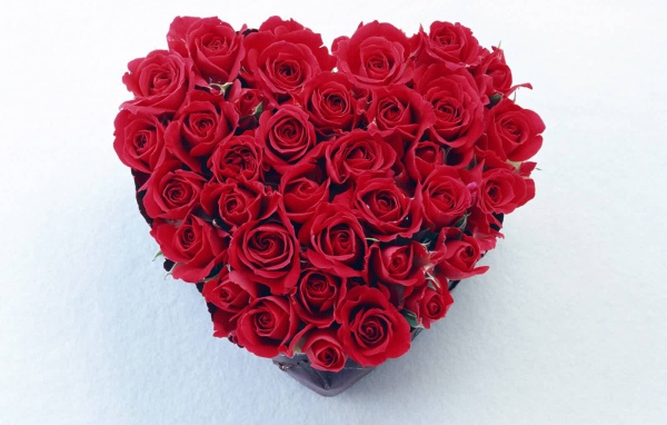 Красное сердце