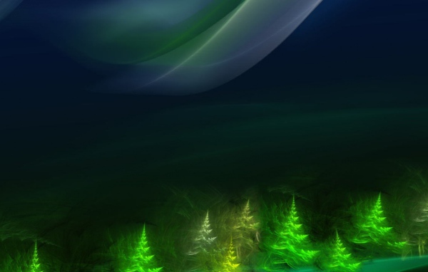 Зеленый лес