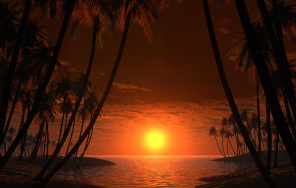 Красивый закат