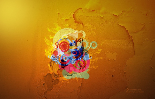 Цветная стена