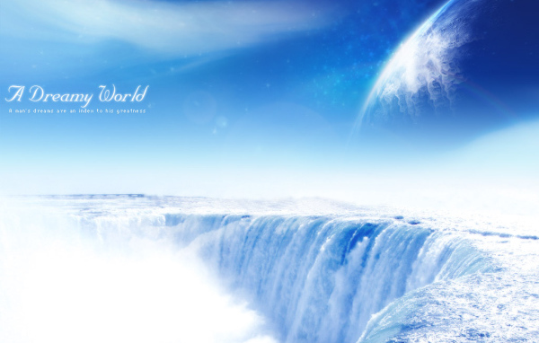 Горный водопад