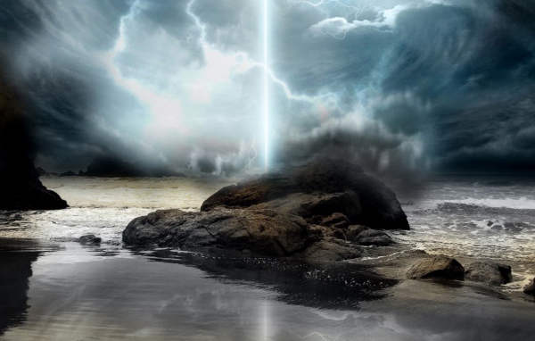 Скала и море