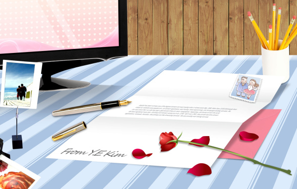 Романтический Рабочий стол