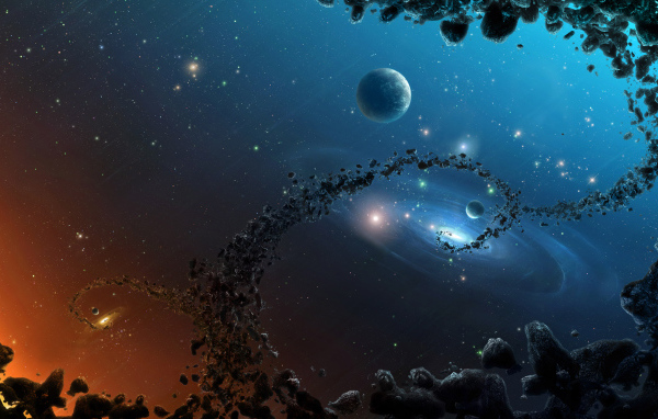 Скопление метеоритов