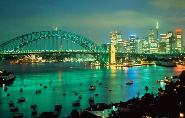 Сиднейская гавань в сумраке