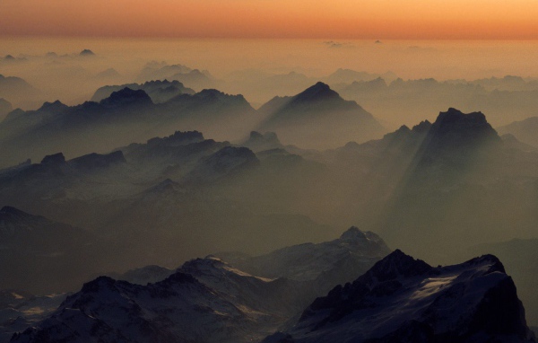 Туманные пики, Альпы, Австрия