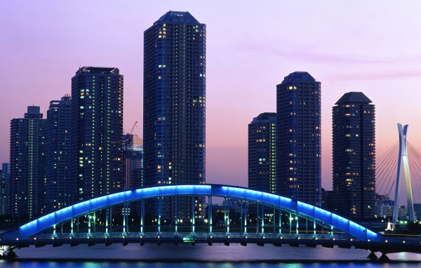 Мост Eitai, Токио, Япония