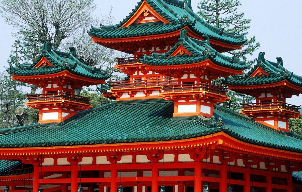 Святыня Heian, Киото, Япония