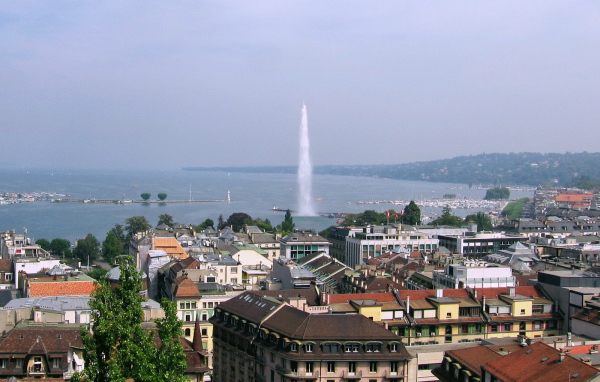 Озеро Женева, Женева