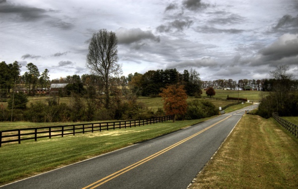 Проселочная дорога США