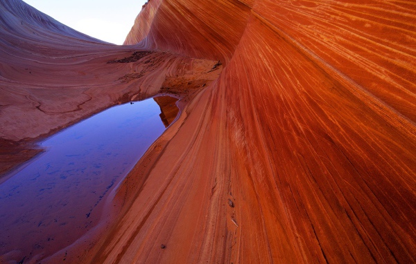 Волны Песчаника  / Ярко-красные Утесы / Аризона / США