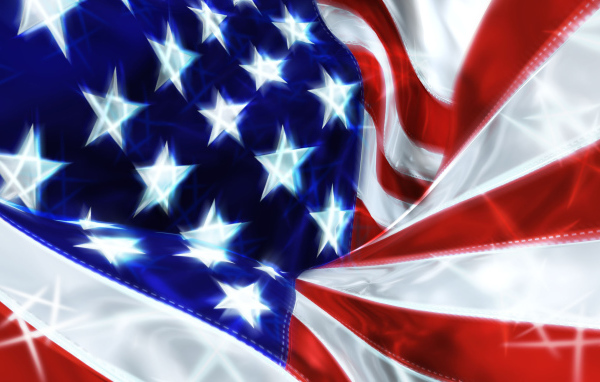 Празднование Дня флага Соединенных Штатов Америки, США