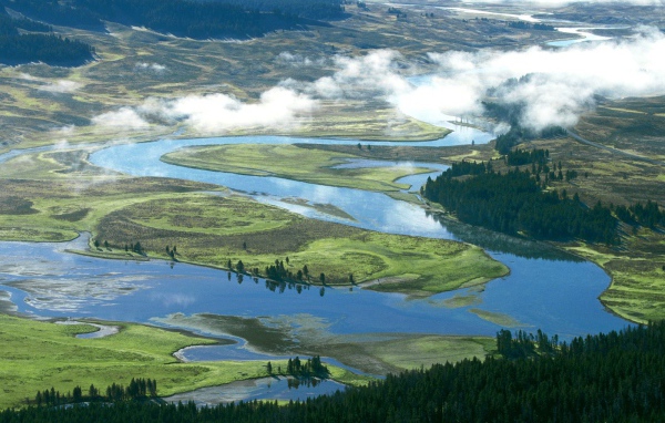 Йеллоустонская Река, США